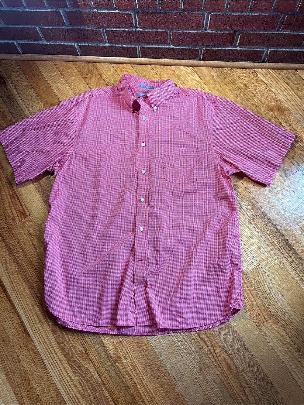 Daniel Cremieux Short-Sleeve Button-Down Shirt in Red